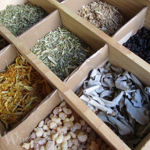 HERBS, SPICES, BARKS AND RESINS